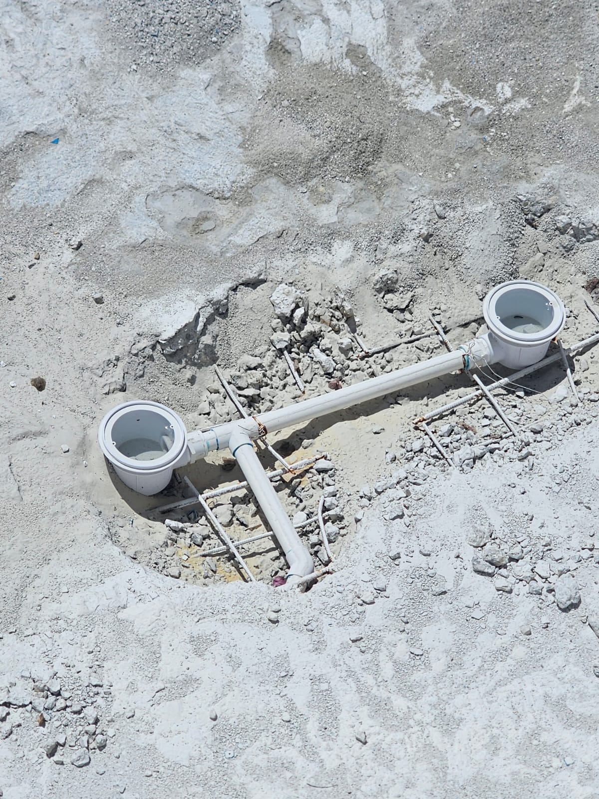 Plumbing & Rebar Site Prep — Equip Pro JA project in Jamaica