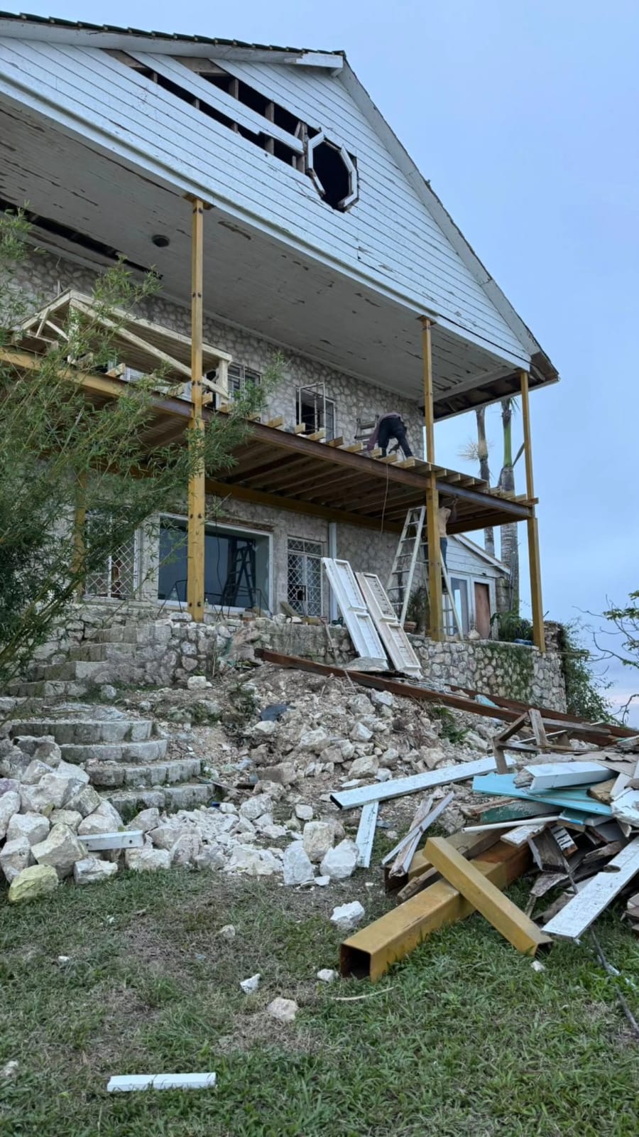 Structural Reinforcement In Progress — Equip Pro JA project in Jamaica